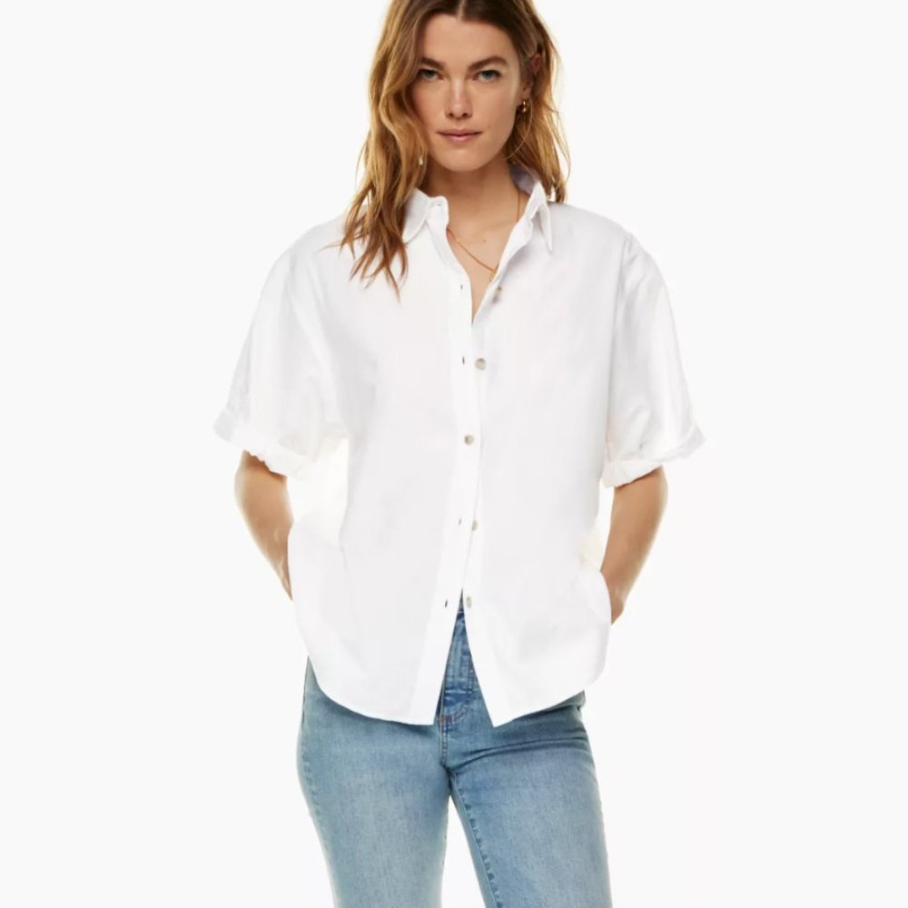 Denim Forum Jane Button Up Shirt - Size Small